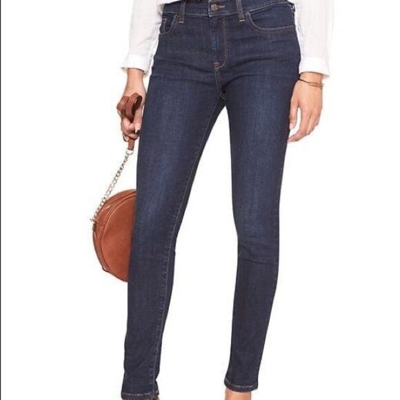 Banana Republic Petite Skinny Fit Mid Rise Jeans - Picture 2 of 7